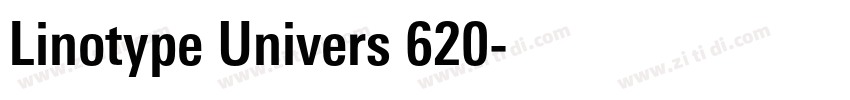 Linotype Univers 620字体转换 Linotype Univers 620字体转换